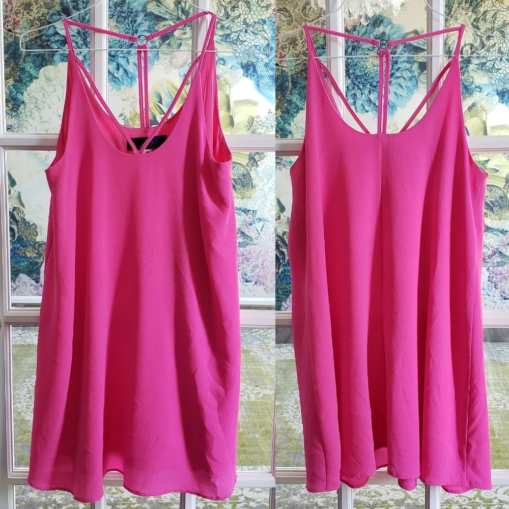 Blue Rain pink sun dress